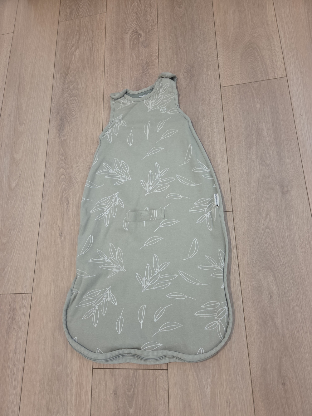 Woolino 4 Season Ultimate Baby Sleep Bag, Merino Wool & Organic Cotton, Sage